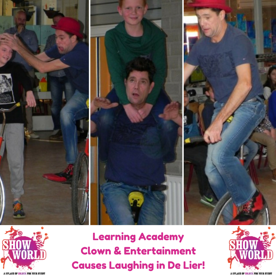 Learning Academy Clown & Entertainment Causes Laughing in De Lier